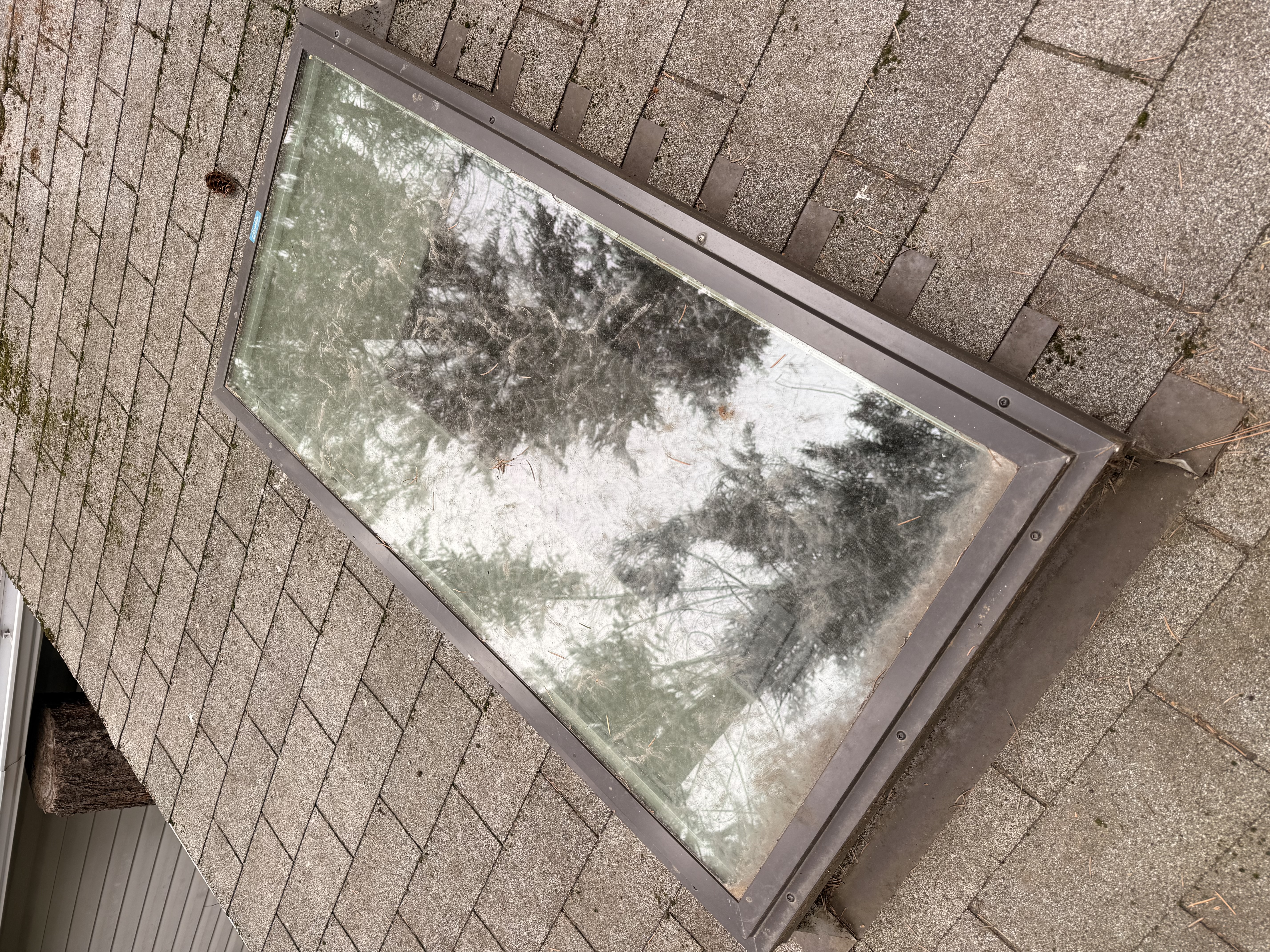 Skylight Cleaning - Kelowna - Before